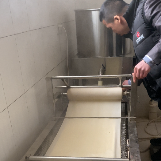 豆皮机泼浆设计原理