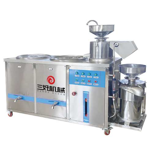 双连磨豆腐机怎么制作石膏豆腐