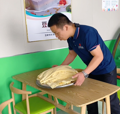 干豆腐机做出来的效果