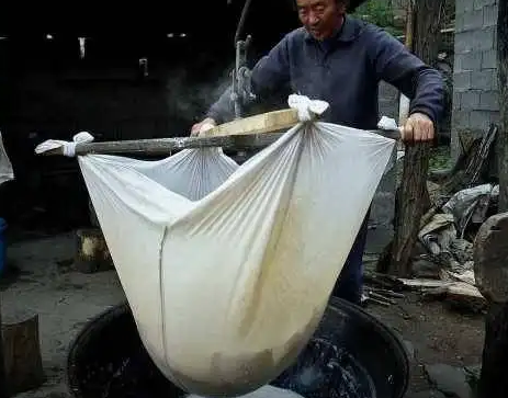 传统手工做豆腐方法