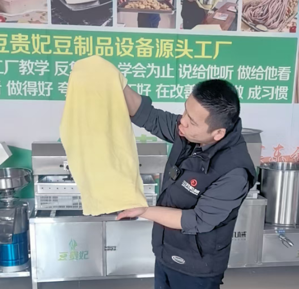 豆贵妃豆皮机怎么做豆皮