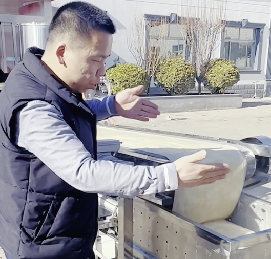 豆贵妃豆皮机折叠系统